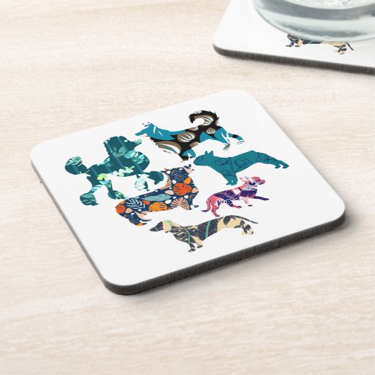 フローラ犬 コースター (左側)