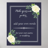 フローラ独自のポスタープリントの作成 ポスター (正面)