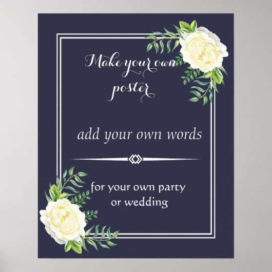 フローラ独自のポスタープリントの作成 ポスター (正面)