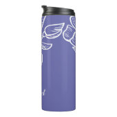 フローラ独自の名前を作成Botanical Periwinkle タンブラー (回転右)