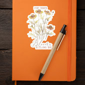 フローラ独自の時間のコンターカスタムカット シール