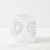 フローラ献身 フロストグラスマグカップ (正面左)