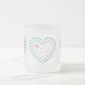 フローラ献身 フロストグラスマグカップ (中央)