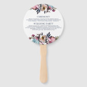 フローラ猶予結婚式 プログラム ハンドファン (裏面)