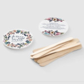 フローラ猶予結婚式 プログラム ハンドファン (組立なし)