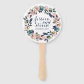 フローラ猶予結婚式 プログラム ハンドファン (正面)