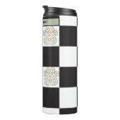 フローラ獣医用ポープリントチェッカーボード名 タンブラー (回転右)