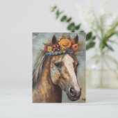 フローラ王冠はがき ポストカード (スタンド正面)