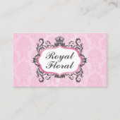フローラ王室のクラウンビジネスカード 名刺 (正面)