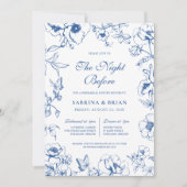 フローラ王室のブルーナイトリハーサル 招待状 (正面)