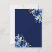 フローラ王室のブルーバタフライプリンセスキンセアニェラ 招待状 (裏面)