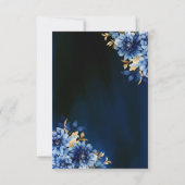 フローラ王室のブルーバタフライプリンセスキンセアニェラ 招待状 (裏面)