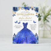 フローラ王室のブルーバタフライプリンセスキンセアニェラ 招待状 (スタンド正面)