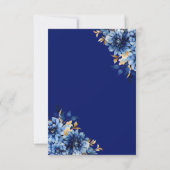 フローラ王室のブルーバタフライプリンセスキンセアニェラ 招待状 (裏面)