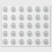 フローラ球ラッピング紙 ラッピングペーパー (フラット)