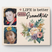 フローラ生活は良い2写真グランドキッズピンク フォトプラーク (正面)