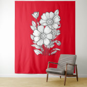 フローラ用ガーデンカラーリングページ タペストリー (インサイチュ)