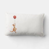 フローラ用小さな女の子の部屋用枕 ランバークッション (裏面)