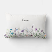 フローラ用小さな女の子の部屋用枕 ランバークッション (正面)