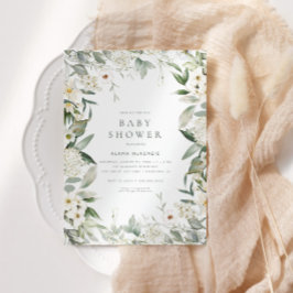 フローラ男女兼用温室ベビーシャワー 招待状