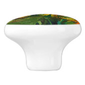 フローラ画陶磁製ノブ セラミックノブ (側面)