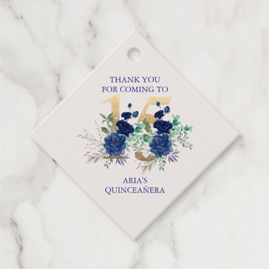 フローラ番号15アイボリーブ王室のルーブル金ゴールドキンセアニェラ フェイバータグ (正面)