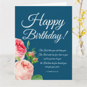 フローラ番号6:24-26誕生日カード カード (黄色い花)