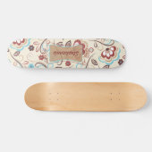 フローラ疑問に思コンプスケートボード スケートボード (横)