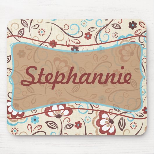 フローラ疑問に思マウスパッド マウスパッド (正面)