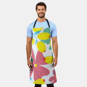 フローラ発光：明るい夏 エプロン (着用した状態)
