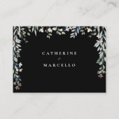 フローラ白と黒の願い結婚井戸 エンクロージャーカード (裏面)