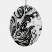 フローラ白熱［赤熱］光を放つインバートオーナメント セラミックオーナメント (右)