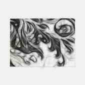 フローラ白熱［赤熱］光を放つインバート フリースブランケット (正面(横))