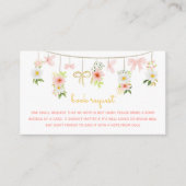 フローラ白鳥の赤ちゃんアニマルブックリクエスト エンクロージャーカード (正面)