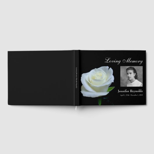 フローラ白黒写真葬祭記念館 ゲストブック (全面)