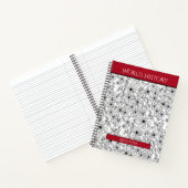 フローラ白黒赤名学校の科目 ノートブック (内部)