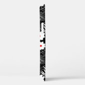 フローラ白黒 Case-Mate iPhoneケース (裏面 / 右)