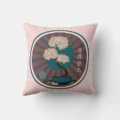 フローラ盆栽「輝きを選ぶ」アジア美術 クッション (裏面)