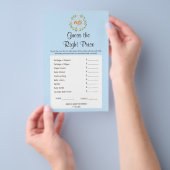 フローラ眠っている鹿の少年は正しい価格を推測 チラシ (ハンドル)