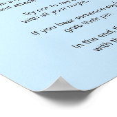 フローラ眠っている鹿の少年"ベビーを言わない"ゲーム ポスター (角)