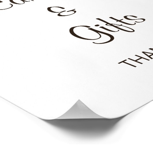 フローラ眠る鹿のカードとギフトサイン ポスター (角)