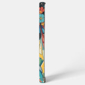 フローラ着物の優雅さ SAMSUNG GALAXYケース (左側面)