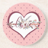 フローラ矢印バレンタイン コースター (正面)