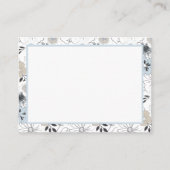 フローラ確認の実行ノートカード 名刺 (正面)