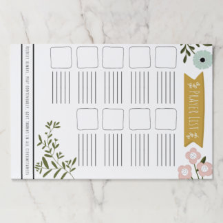 フローラ祈りの言葉一覧 ペーパーパッド