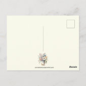 フローラ祈りの言葉聖なる書物、 経典聖句 ポストカード (裏面)