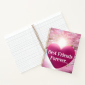 フローラ祝の最高の友達 ノートブック (内部)