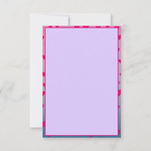 フローラ祝の母性と愛のはがき カード (裏面)