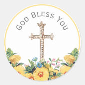 フローラ神は汝を宗教的に祝福せよ ラウンドシール (正面)