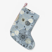 フローラ秋のデザイン スモールクリスマスストッキング (正面 (吊り時))